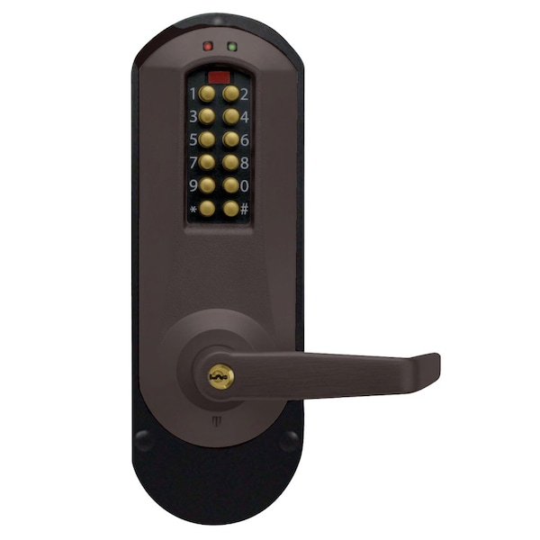 E-Plex 5000 Exit Trim, Winston Lever, 100 Access Codes, 3,000 Audit Events, KIL, Schlage C Keyway, D